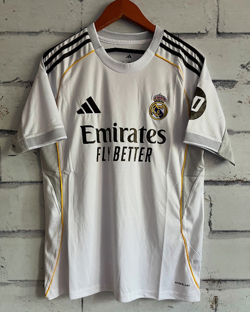 Jersey Real Madrid Local Versión Aficionado 2025/2026