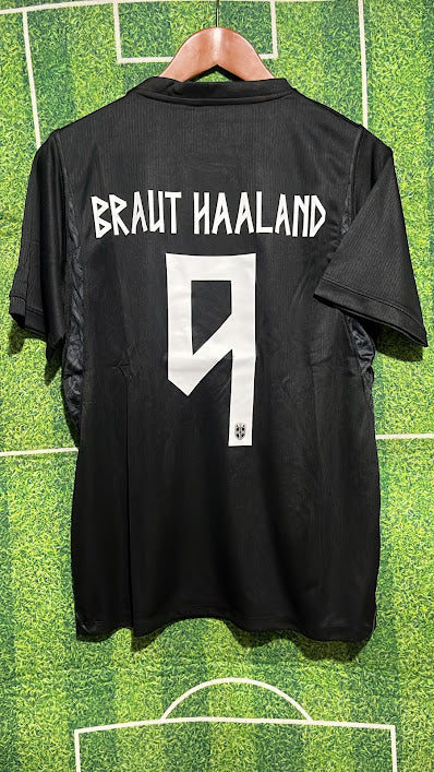 Playera Noruega Visita Haaland 9 Aficionado