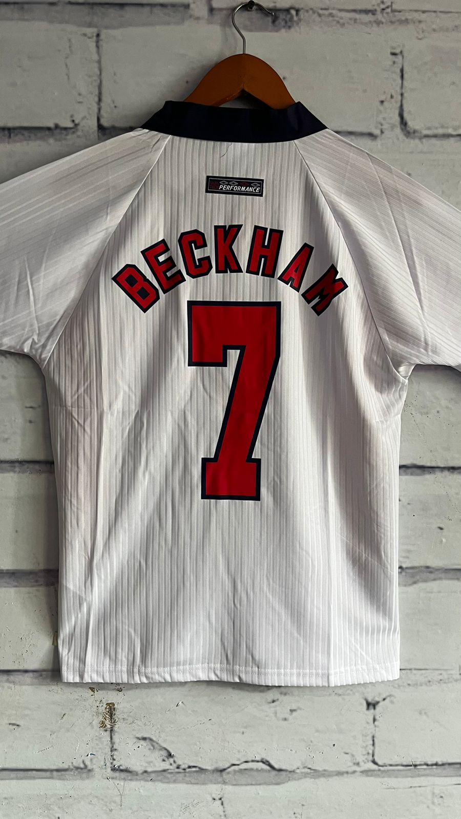 Playera Inglaterra Retro Beckham 7