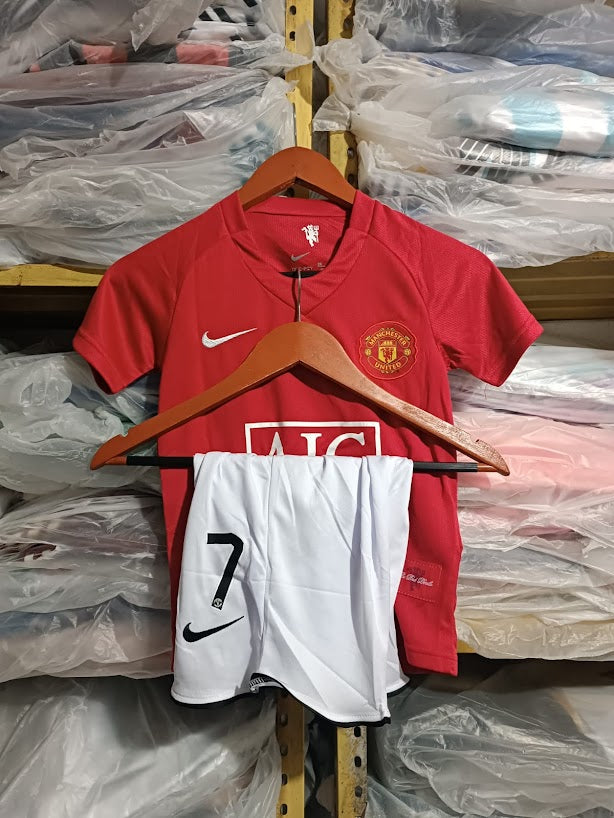 Niños Manchester United 2008 Ronaldo 7 Retro