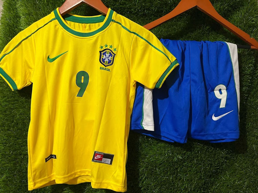 Playera Niños Brasil 1998 Ronaldo #9