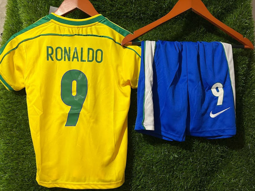 Playera Niños Brasil 1998 Ronaldo #9