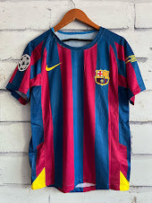 Playera Barcelona 2006 Retro Ronaldinho Adultos y Niños