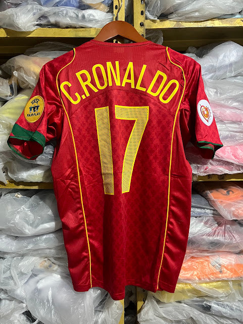 Playera Portugal 2004 Retro C.Ronaldo 17