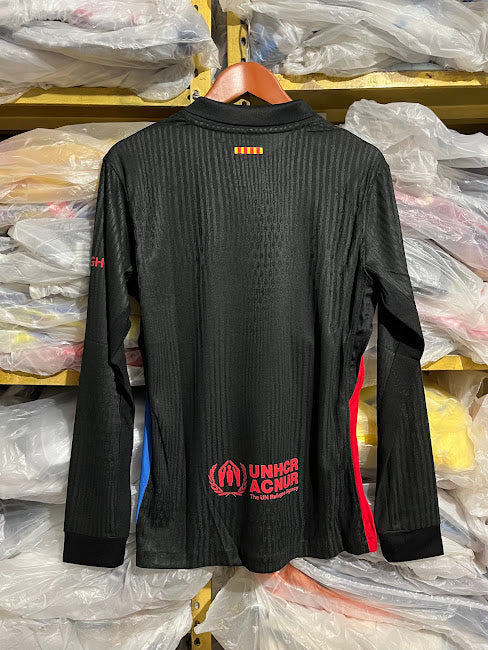 Jersey Barcelona Visitante Manga Larga 24/25 Jugador