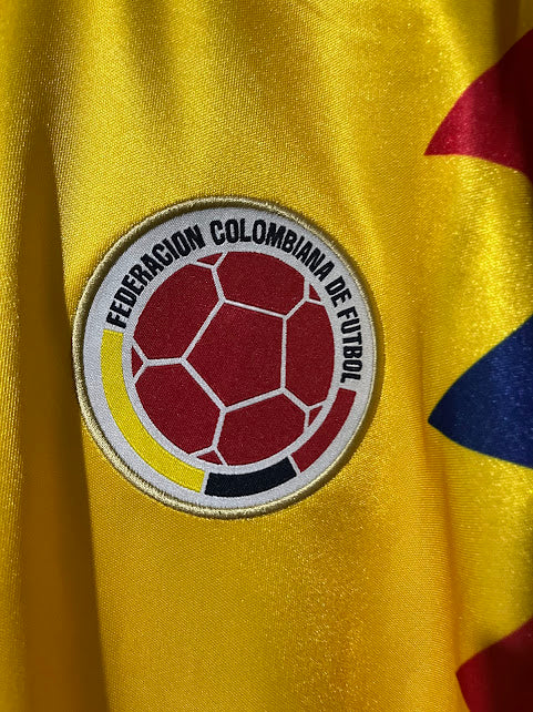 Playera Colombia 90s Valderrama 10
