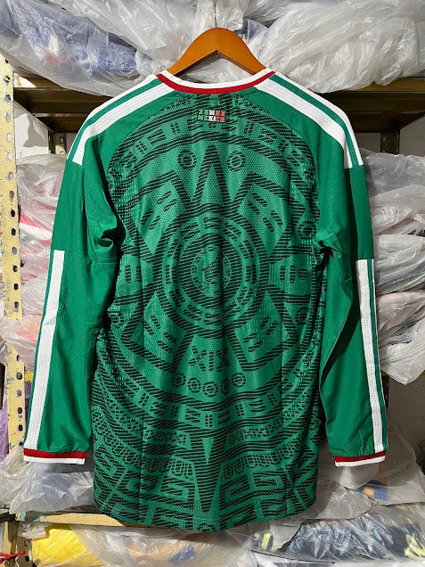 Jersey México Mundial Manga Larga Versión Jugador 2026