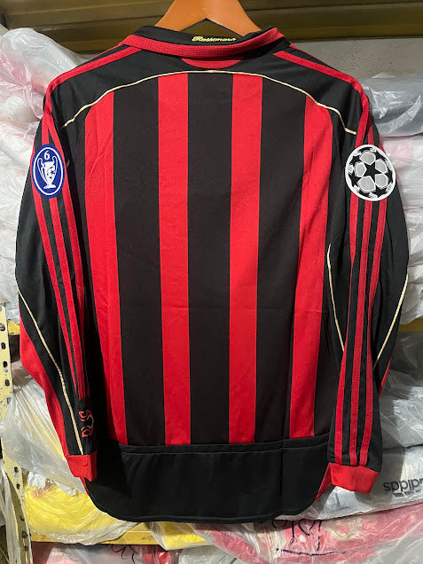Playera Milán KAKA 2007 Manga Larga Retro