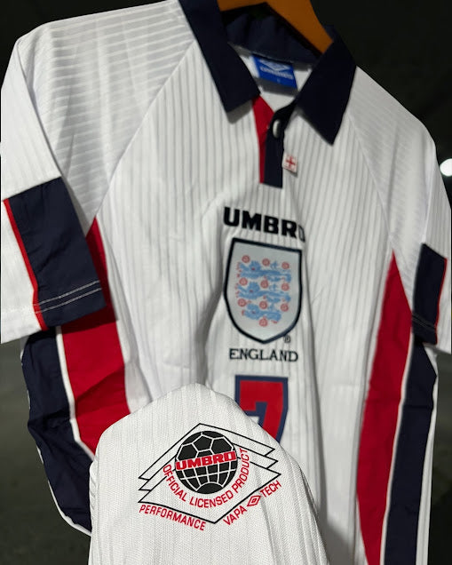 Playera Inglaterra 2002 Beckham 7 Retro