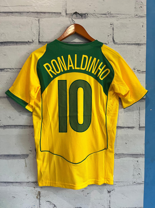 Jersey Brasil 2004 Retro Ronaldinho