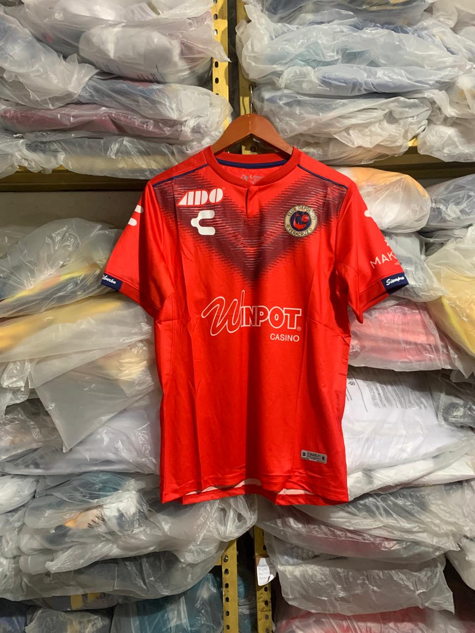 Charly Tiburones Rojos de Veracruz hot Home 19/20 Jersey XL