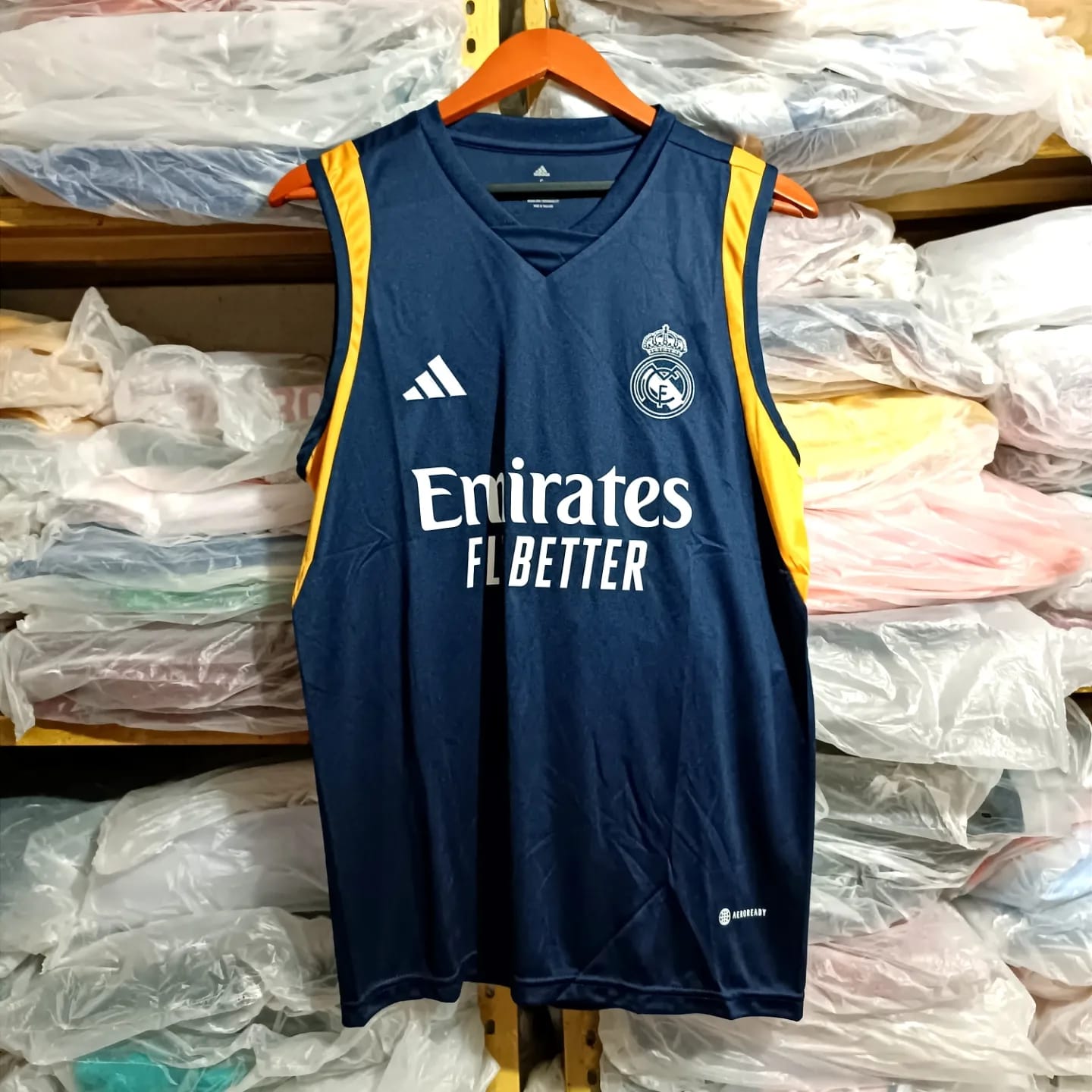 Jersey Real Madrid Entrenamiento sin mangas