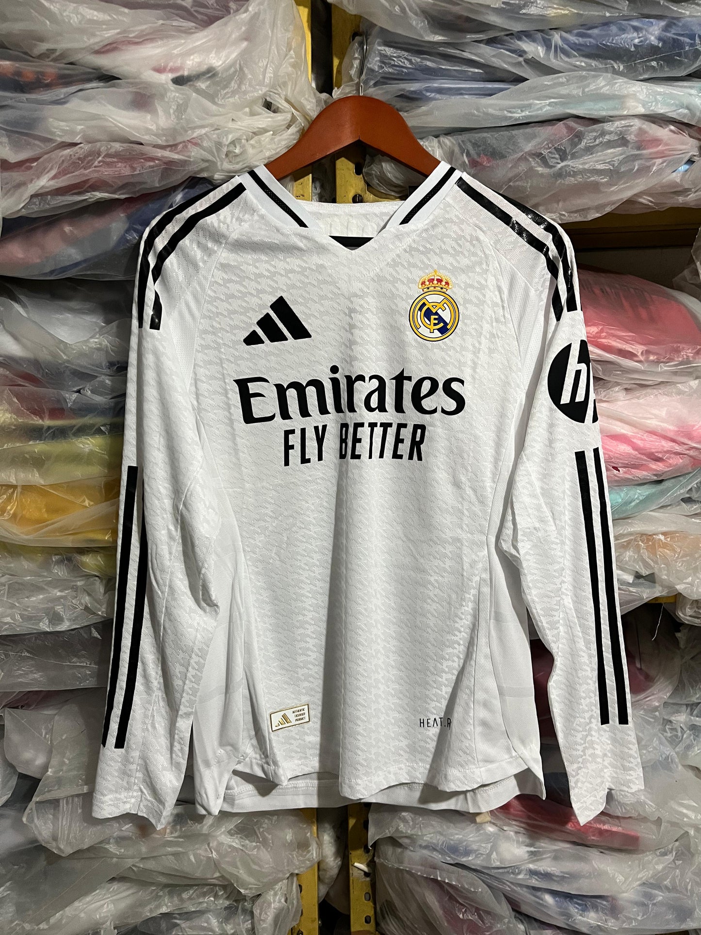 Jersey Real Madrid 24/25 Versión Jugador Manga Larga