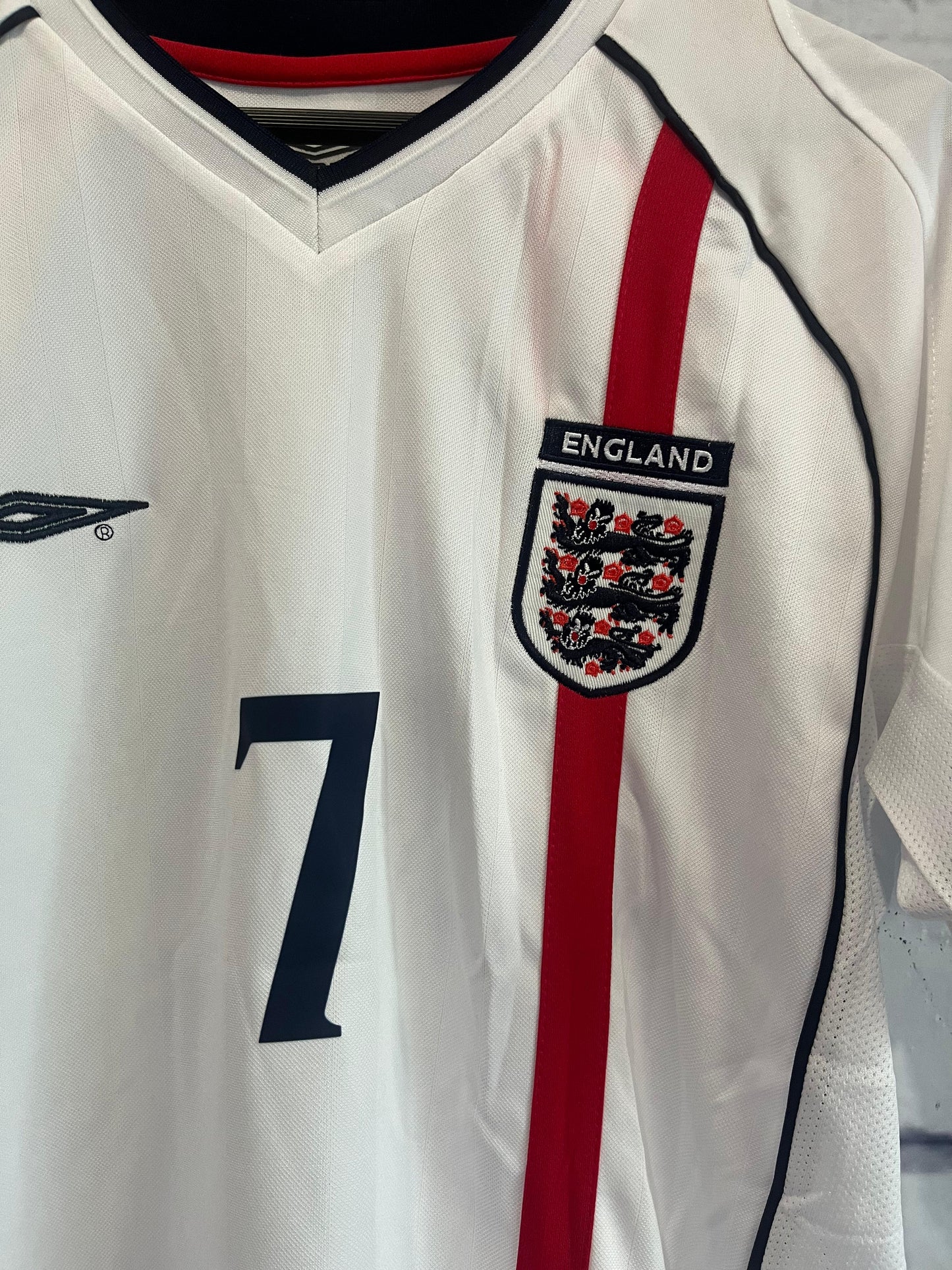 Playera Inglaterra 2002 Retro Beckham