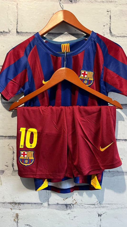 Playera Barcelona 2006 Retro Ronaldinho Adultos y Niños