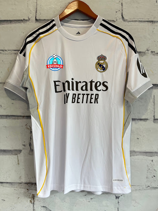 Jersey Real Madrid Local Versión Aficionado 2025/2026