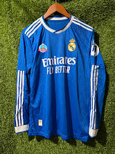Jersey Real Madrid Manga Larga Tercera Jugador 2025