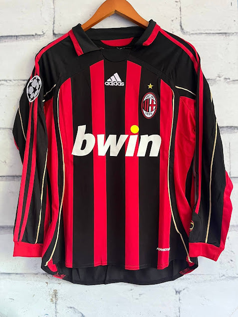 Playera Milán KAKA 2007 Manga Larga Retro
