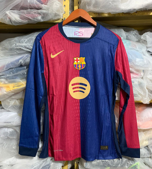 Jersey Barcelona Local Manga larga 24/25 Jugador