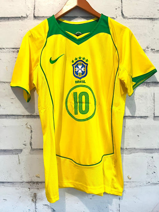 Playera Brasil 2004 Retro Ronaldinho