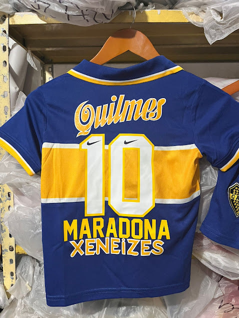 Playera Niños Boca Jrs Retro Maradona 10