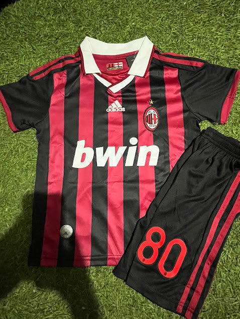 Playera Niños Milán Retro Ronaldinho 80