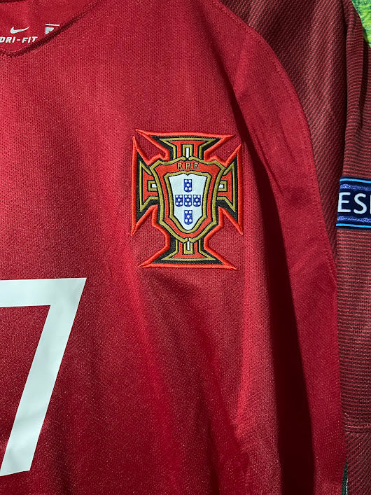 Playera Portugal Cr7 Retro 2016  Manga Larga