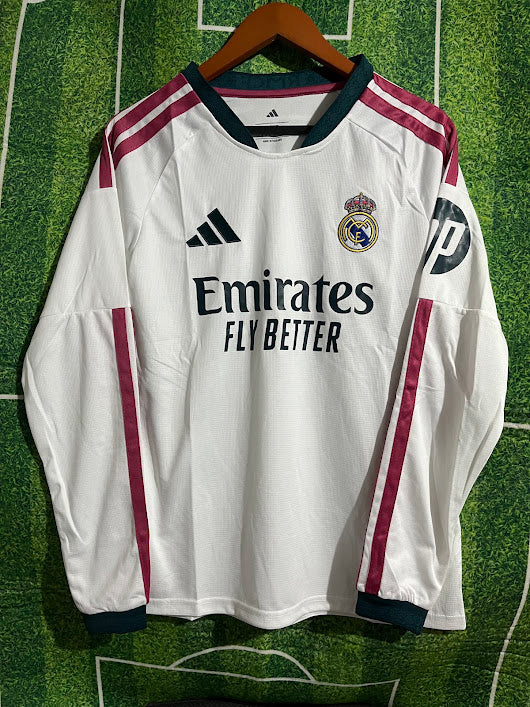 Jersey Real Madrid Local Manga Larga 2026