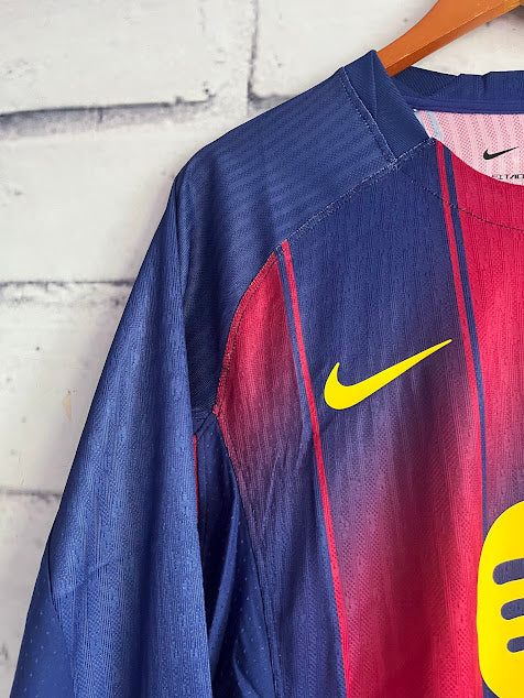 Jersey Barcelona Local Manga Larga Jugador 25/26