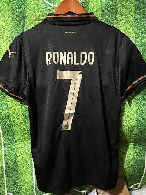 Playera Portugal Edición Pantera Negra Ronaldo 7 Jugador