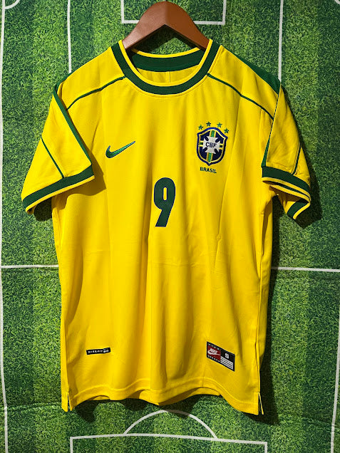 Playera Brasil 1998 Ronaldo retro