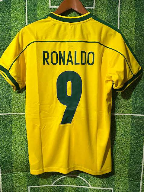 Playera Brasil 1998 Ronaldo retro