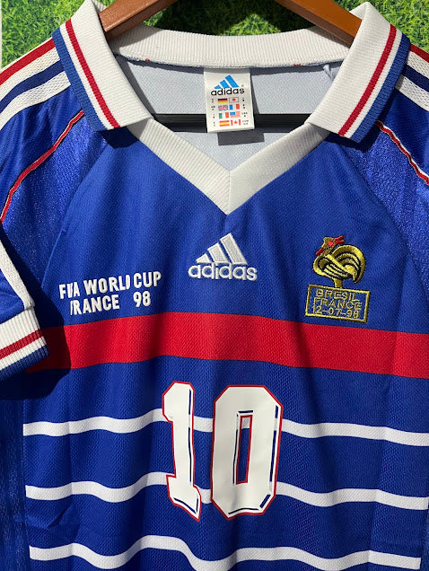 Playera Francia 1998 Zidane Retro