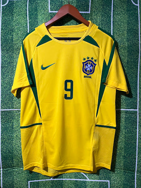 Playera Brasil 2002 Ronaldo Retro