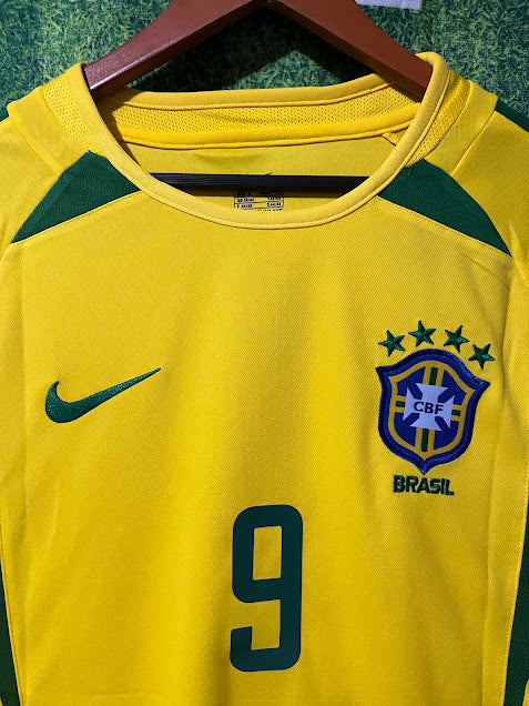 Playera Brasil 2002 Ronaldo Retro