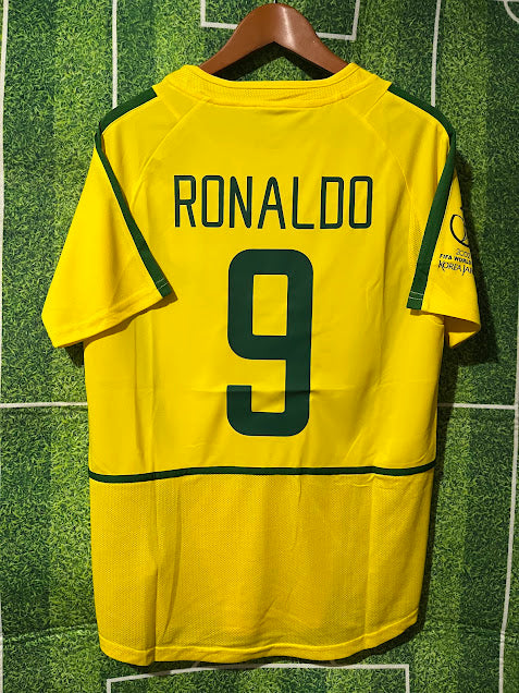 Playera Brasil 2002 Ronaldo Retro