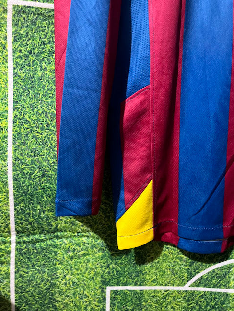 Playera Barcelona 2006 Ronaldinho Manga Larga Retro