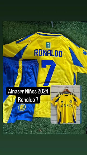 Niños Al Nassr Local 24/25 Ronaldo 7