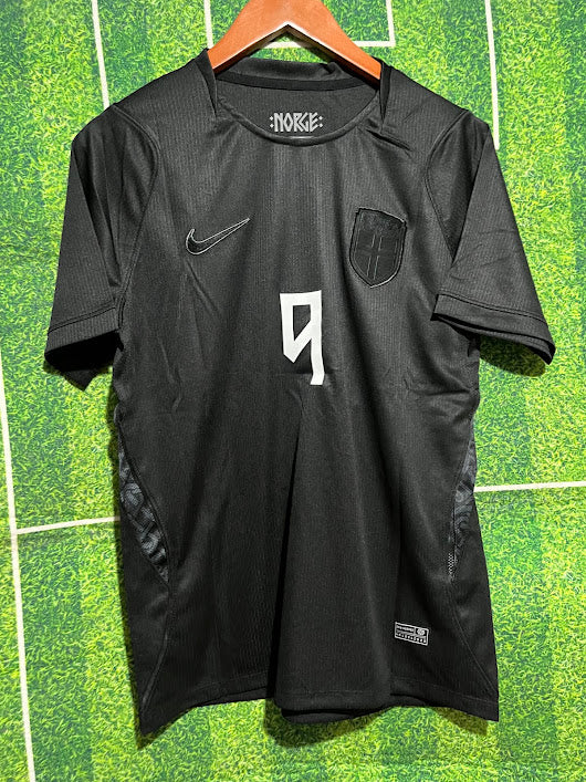 Playera Noruega Visita Haaland 9 Aficionado