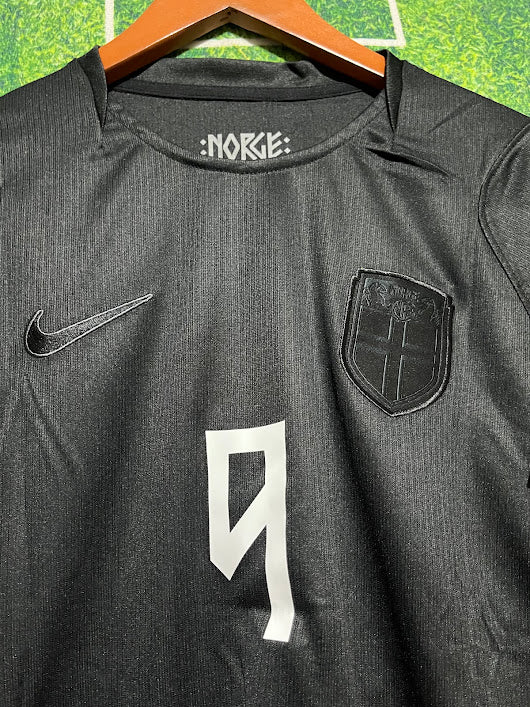 Playera Noruega Visita Haaland 9 Aficionado