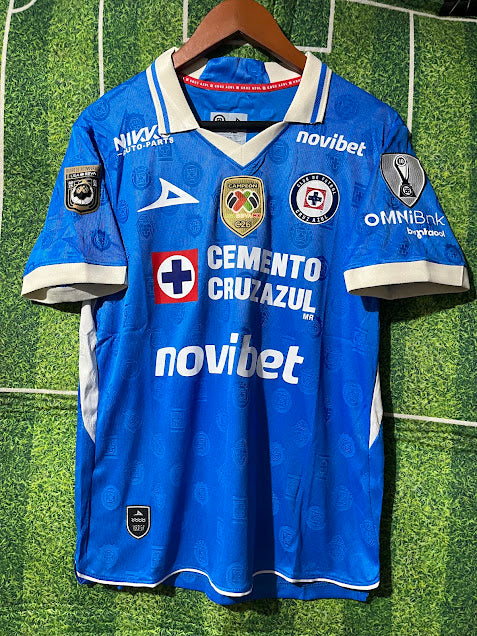 Jersey Cruz Azul Local 2026/2027 Con Los 3 Parches