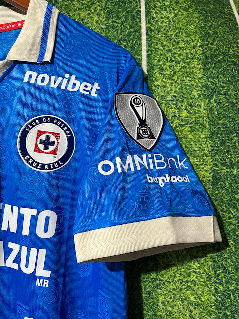 Jersey Cruz Azul Local 2026/2027 Con Los 3 Parches
