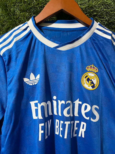 Jersey Real Madrid Manga Larga Tercera Jugador 2025
