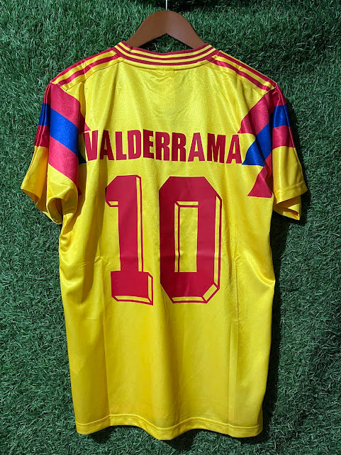 Playera Colombia 90s Valderrama 10