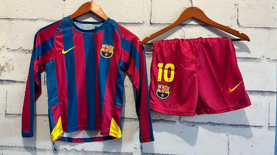 Playera Niños Barcelona 2006 Manga Larga Retro