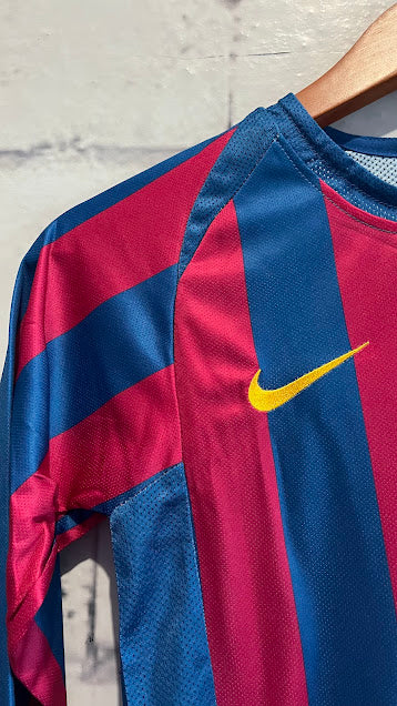 Playera Niños Barcelona 2006 Manga Larga Retro