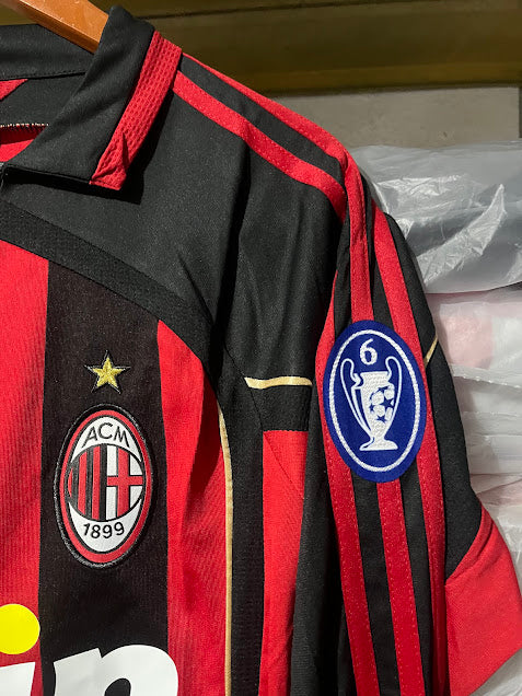 Playera Milán KAKA 2007 Manga Larga Retro