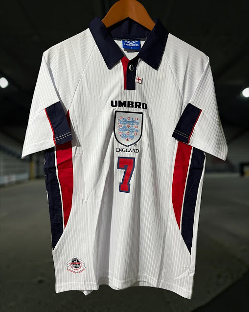 Playera Inglaterra 2002 Beckham 7 Retro