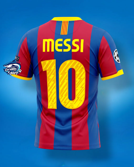 Playera Barcelona 2010 Retro Messi 10