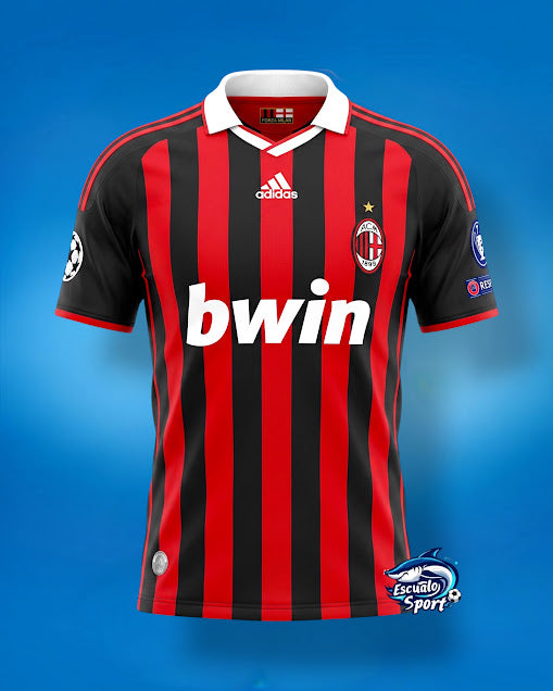 Playera Milán 2009/2010 Retro Ronaldinho 80